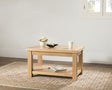 Your Home Style Coffee Table Valeswood Large Coffee Table with Shelf