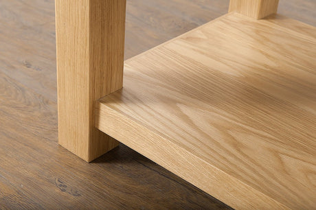 Your Home Style Coffee Table Valeswood Large Coffee Table with Shelf