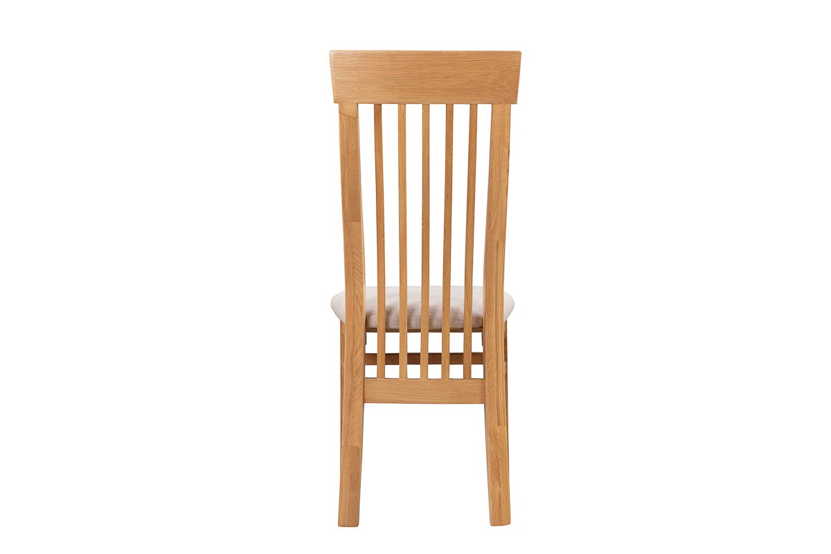 Your Home Style Dining Chairs Valeswood Pair of Valeswood Chairs - Fabric Seat Pad