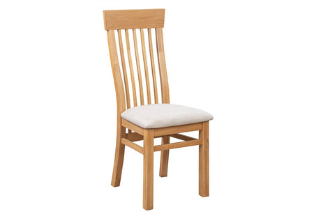 Your Home Style Dining Chairs Valeswood Pair of Valeswood Chairs - Fabric Seat Pad