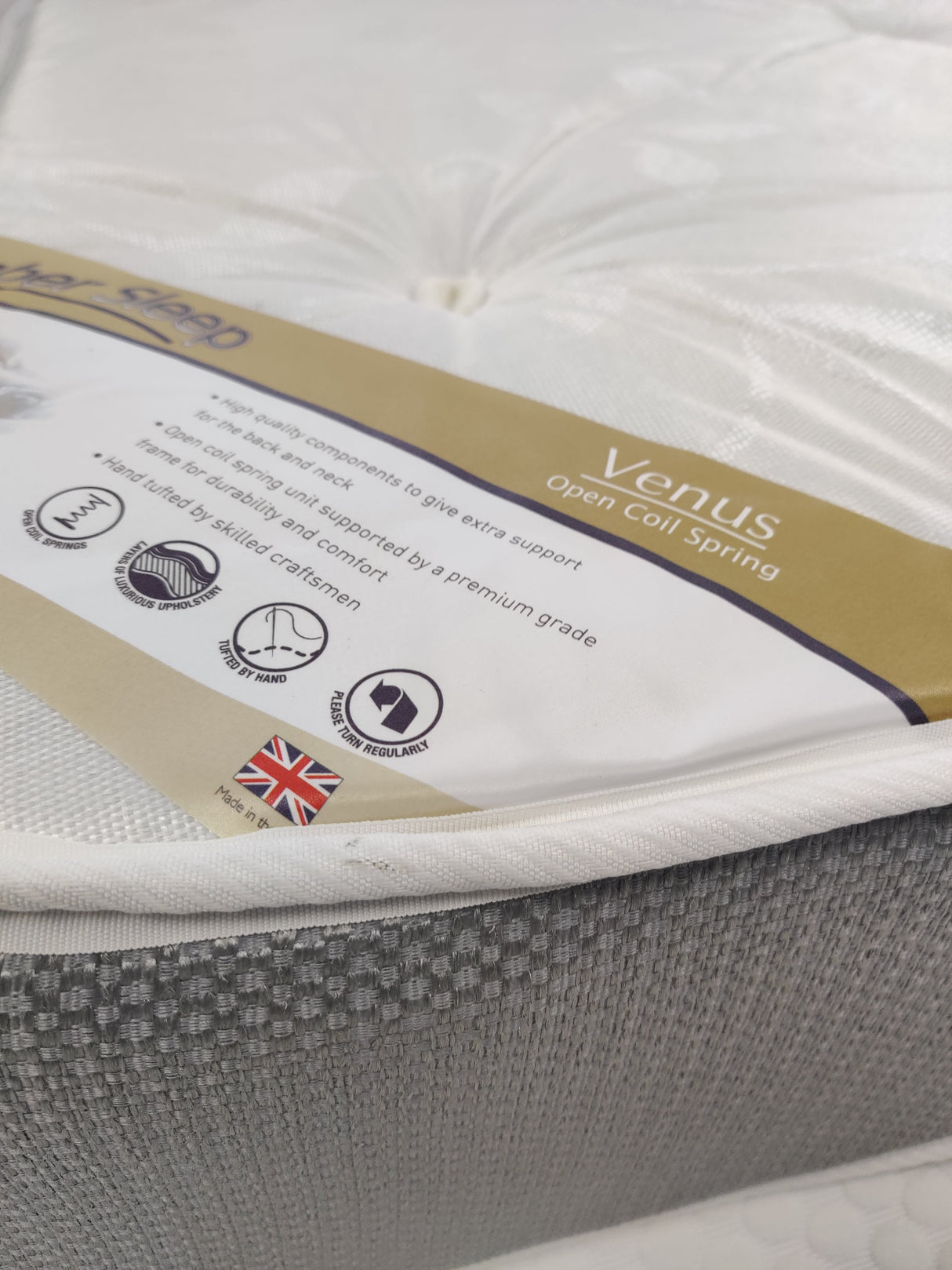Time Living Roll Packed Mattress Venus Open Sprung Mattress