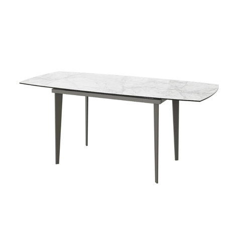 Torelli Dining Table DefaultTitle Verdi Gloss Ceramic Extending Dining Table 120 to 180cm