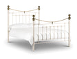 Julian Bowen Bed Victoria 135cm Double Bed - Stone White