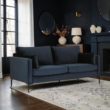 Your Home Furniture of Newark Vida Living Wren 3 Seater Sofa in Navy