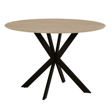 Vida Living Upholstery Dining Set Vida Sadia Round Dining Table 110cm  and 4 Chairs Set