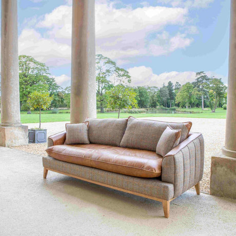 Vintage Sofa Company 2 Seater Sofa Vintage Burlington 2 Seater Sofa in Hunting Lodge Harris Tweed