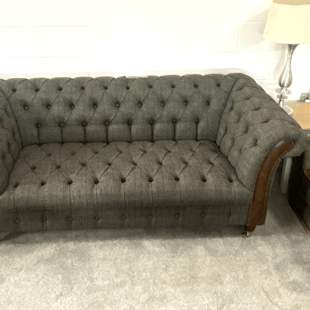 Vintage Sofa Company Chesterfield Sofa Vintage Sofa Chesterfield Club 2 Seater Sofa in Moreland Harris Tweed
