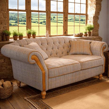 Vintage Sofa Company 2 Seater Sofa Vintage Sofa Edale 2 Seater Harrington Tweed
