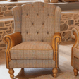 Vintage Sofa Company Armchair Vintage Sofa Edale Westminster Armchair Harrington Tweed