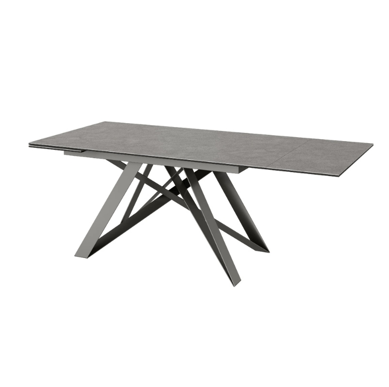 Torelli Dining Table DefaultTitle Visage Ceramic Extending Dining Table Grey 160 to 240cm