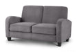 Julian Bowen Sofas Vivo 2 Seater Sofa In Dusk Grey Chenille