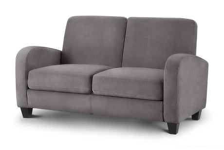 Julian Bowen Sofas Vivo 2 Seater Sofa In Dusk Grey Chenille
