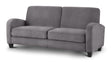 Julian Bowen Sofas Vivo 3 Seater Sofa In Dusk Grey Chenille