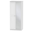 Welcome Furniture Wardrobe DefaultTitle Warwick 2ft 6in Mirror Robe White WAR057