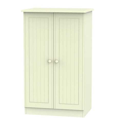 Welcome Furniture Wardrobe DefaultTitle Warwick 2ft 6in Plain Midi Robe Cream WAR058