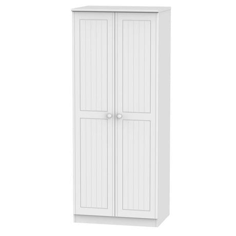 Welcome Furniture Wardrobe DefaultTitle Warwick 2ft 6in Plain Robe White WAR060