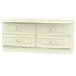 Welcome Furniture Bed Box Drawers DefaultTitle Warwick 4 Drawer Bed Box Cream WAR036