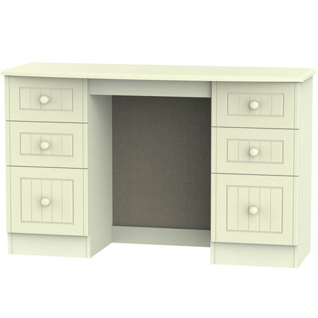 Welcome Furniture Dressing Table Desk DefaultTitle Warwick Kneehole Dressing Table Desk Cream WAR030