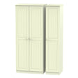 Welcome Furniture Wardrobe DefaultTitle Warwick Triple Plain Wardrobe Cream WAR130