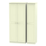 Welcome Furniture Wardrobe DefaultTitle Warwick Triple Plain Wardrobe Cream WAR130