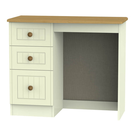 Welcome Furniture Dressing Table DefaultTitle Warwick Vanity Table Cream and Oak WAR031