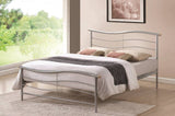Time Living Bed Frame Waverley Silver Metal Bed Frame
