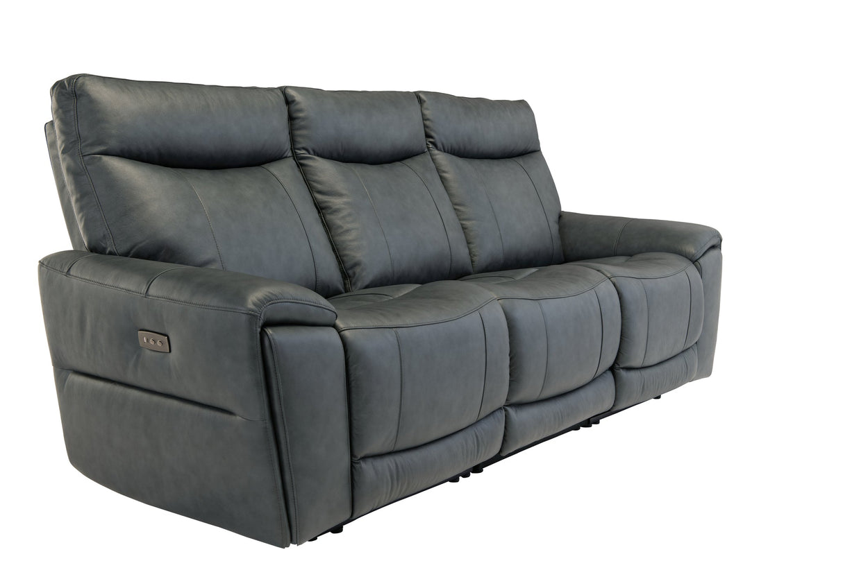 Earth Collection Sofa Suite Vintage Blue Zanetti Electric Reclining 3 + 2 + 1 Seater Sofa Set