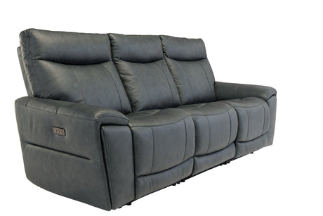 Earth Collection Sofa Suite Vintage Blue Zanetti Electric Reclining 3 + 2 + 1 Seater Sofa Set