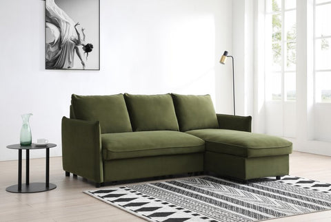 Blaire Corner Sofa Bed with Storage Chaise