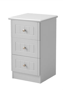 Warwick 3 Drawer Bedside Locker