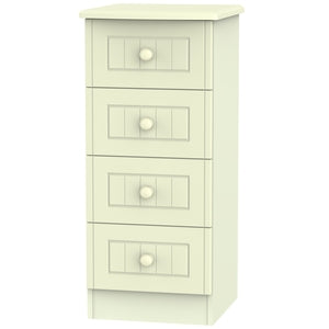 Warwick 4 Drawer Bedside Locker