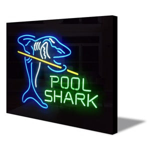 Pool Shark Neon Sign