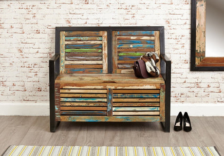 Baumhaus Hall Bench Baumhaus Urban Chic Storage Monks Bench