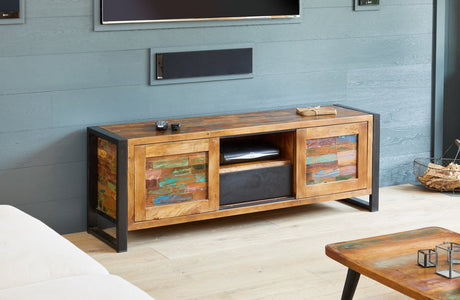 Baumhaus TV Media Unit Baumhaus Urban Chic Widescreen Television Cabinet