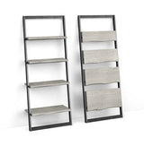 Global Home Furniture Bookcase Brooklyn Slim Ladder Bookcase