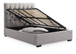 Kyoto Bed Double Elisa Side Lift Ottoman Bed