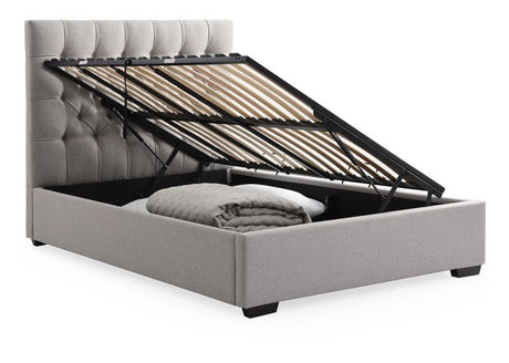 Kyoto Bed Double Elisa Side Lift Ottoman Bed