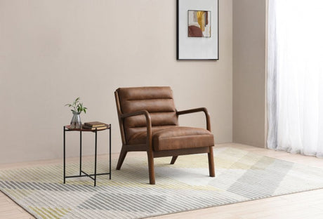 Kyoto Accent Chair Achilles Brown PU Inca Chair