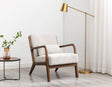 Kyoto Accent Chair Leto Natural Woven Chenille Inca Chair