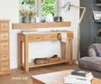 Baumhaus Console Table Mobel Oak Console Table