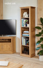 Baumhaus Bookcase Mobel Oak Narrow Bookcase