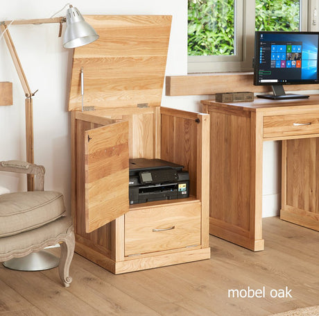 Baumhaus Printer Cupboard Mobel Oak Printer Cupboard