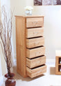 Baumhaus Chest of Drawers Mobel Oak Tallboy 6 Drawer Chest