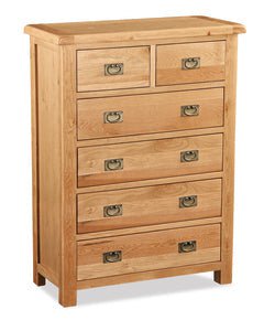 Global Home Furniture Chest of Drawers Salisbury 2 Over 4 Chest of Drawers