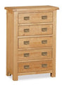 Global Home Furniture Chest of Drawers Salisbury 5 Drawer Chest