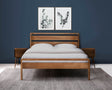 Kyoto Bed Skandi Mid Century Wooden Bed Frame