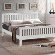 Time Living Bed Frame Single / White Turin Wooden Bed Frame