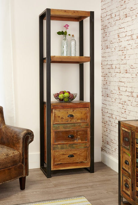 Baumhaus Bookcase Urban Chic Alcove Bookcase with Drawers
