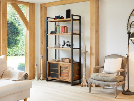 Baumhaus Bookcase Urban Chic Large Bookcase with Storage