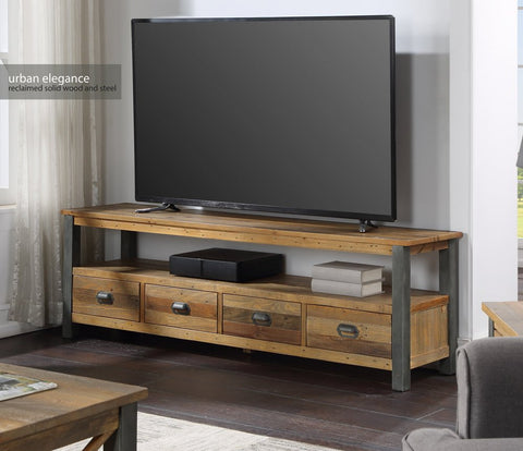 Baumhaus Urban Elegance Reclaimed Extra Large Widescreen TV Unit